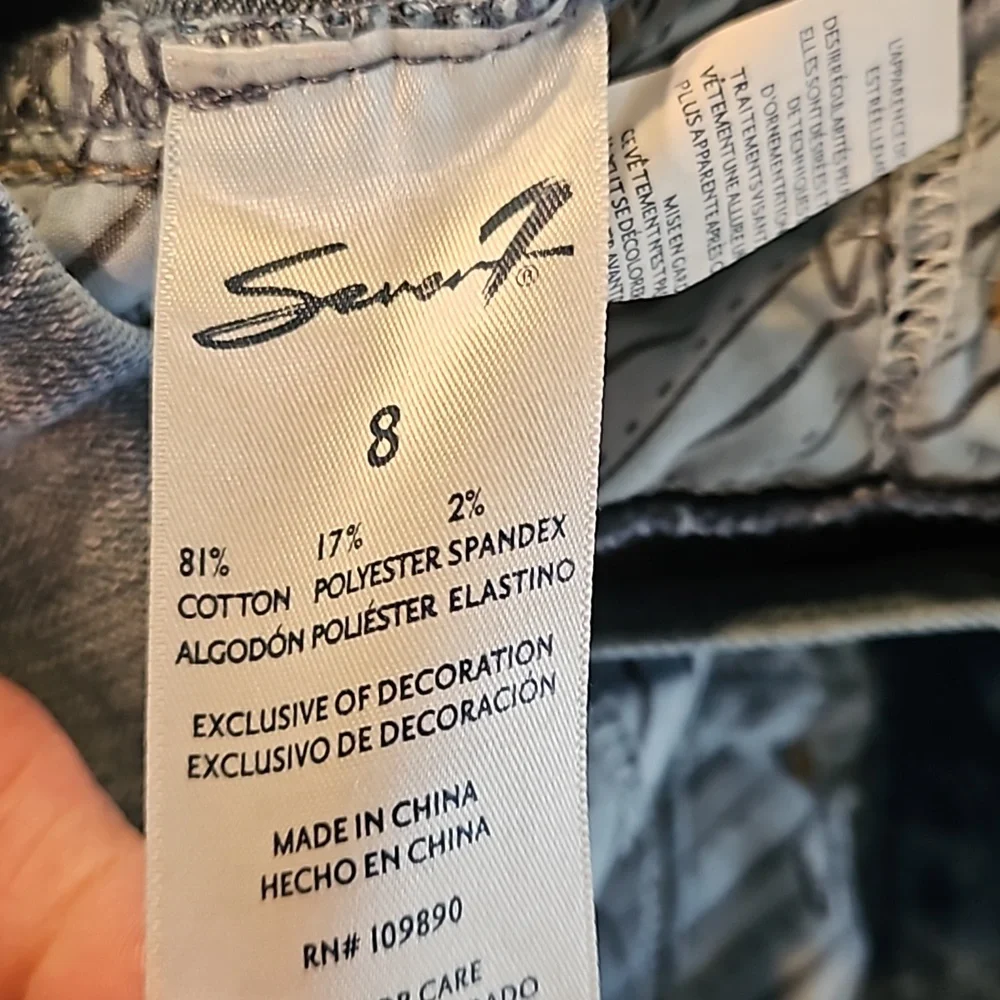 👖SEVEN 7 DISTRESSED SKINNY JEANS 👖
